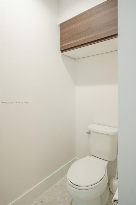 Enclosed private Master Bathroom Toilet