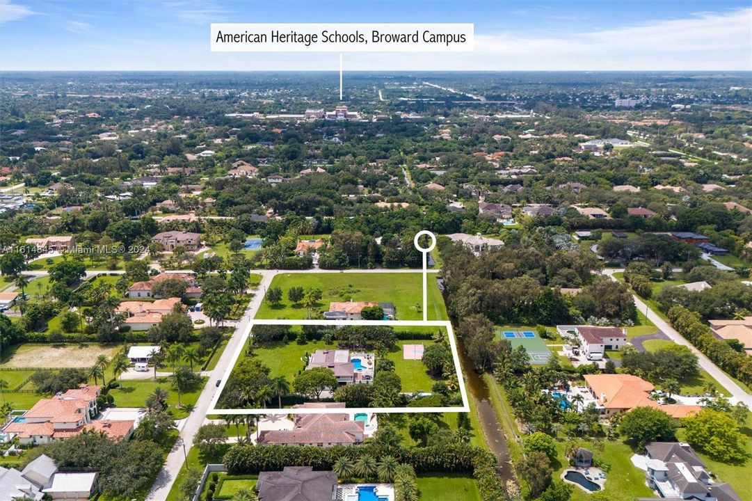 Distance to American Heritage Schools, Broward Campus