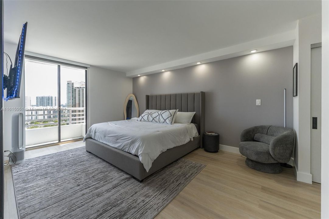 Master Bedroom with balcony