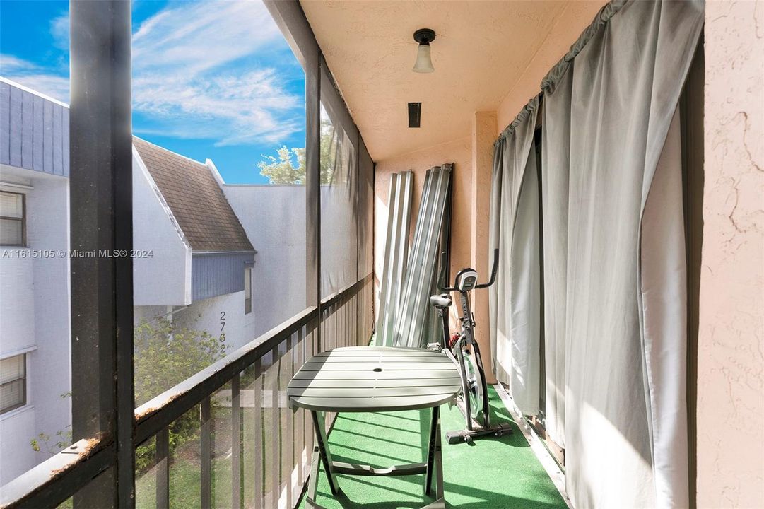 Each Bedroom has a private screened balcony