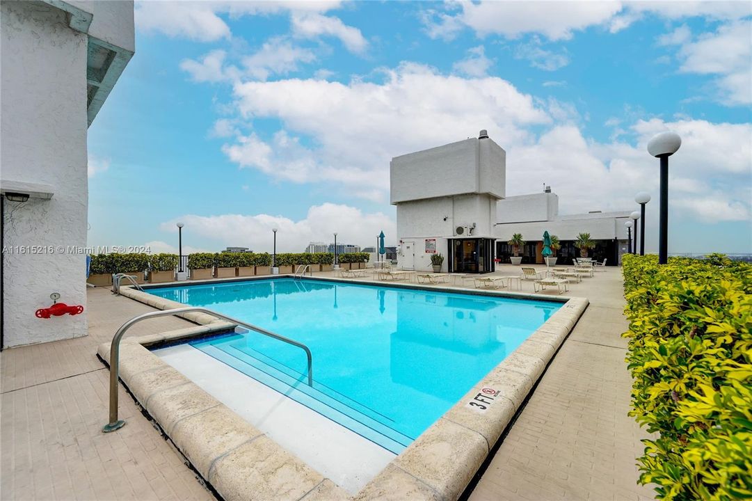 Pool on the 24th floor / rooftop