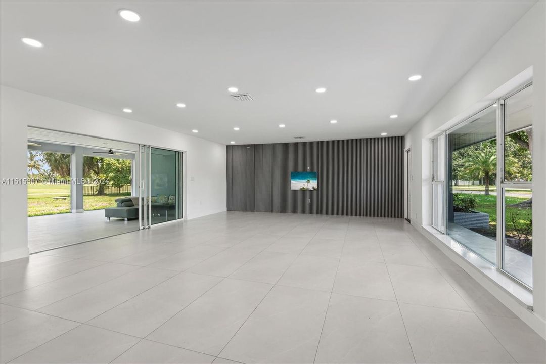 Elegant tile flooring throughout the home