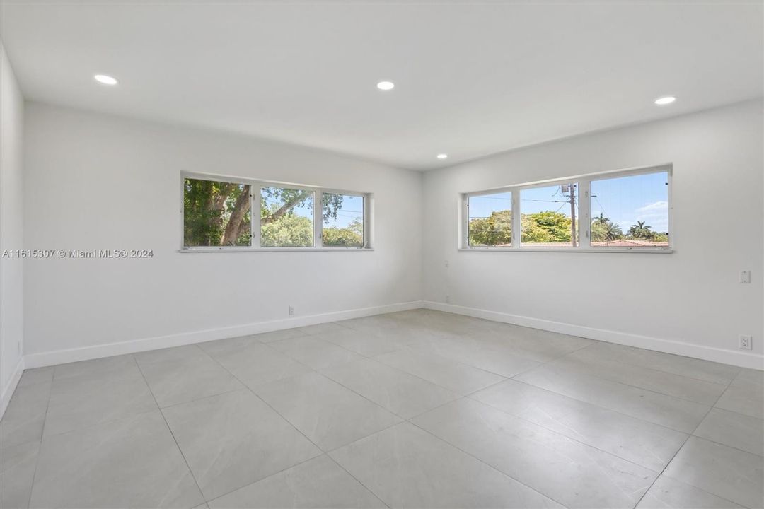 One of the two Oversized bedrooms on second floor