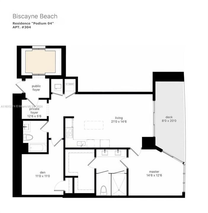 Active With Contract: $4,500 (2 beds, 2 baths, 1029 Square Feet)