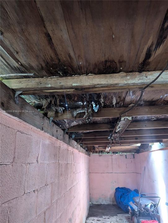 Side roof rot, not main roof