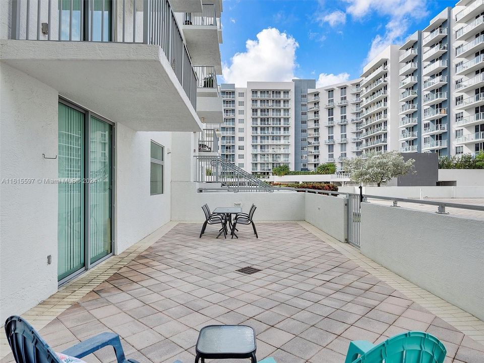 Walk out of your gate to the pool.