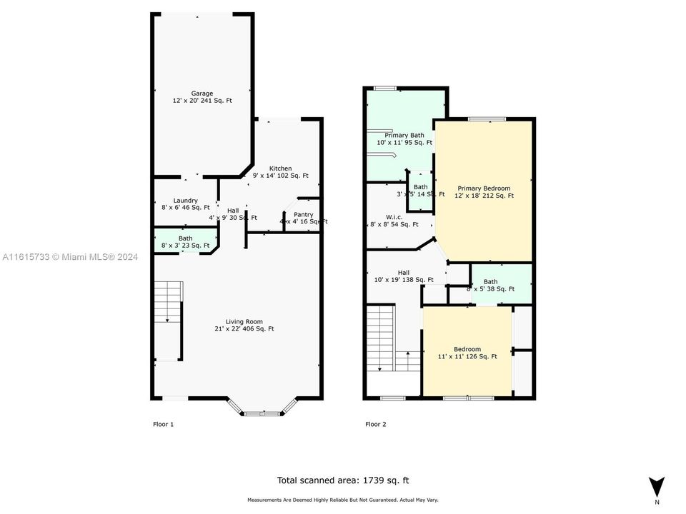 For Sale: $330,000 (2 beds, 2 baths, 1616 Square Feet)