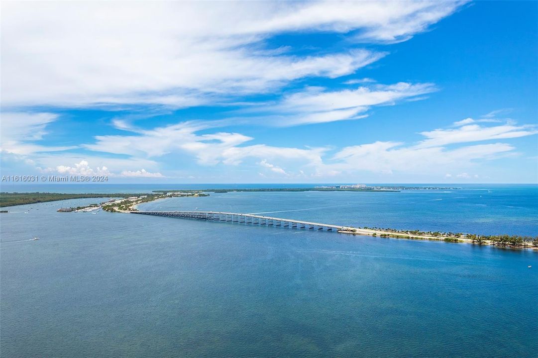 Views towards the SE and Key Biscayne.