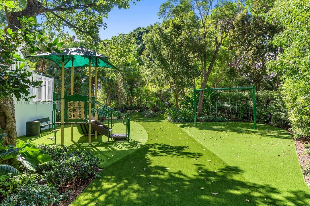 Outdoor kids play area.