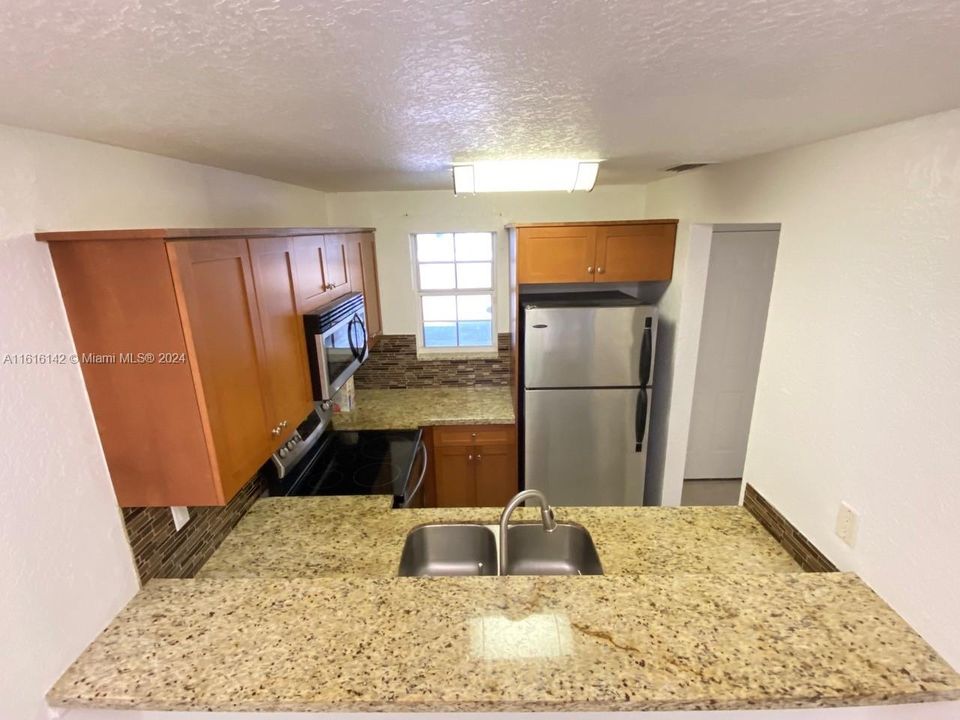 Kitchen view.