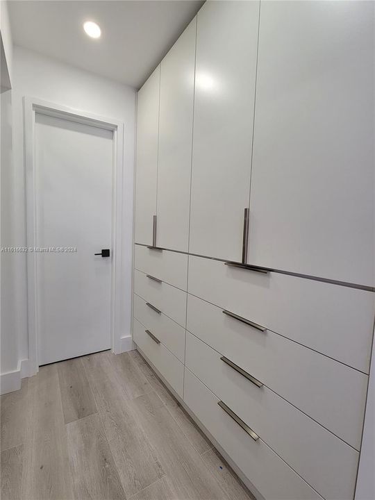 Bedroom Built In Closet & Walk In Closet