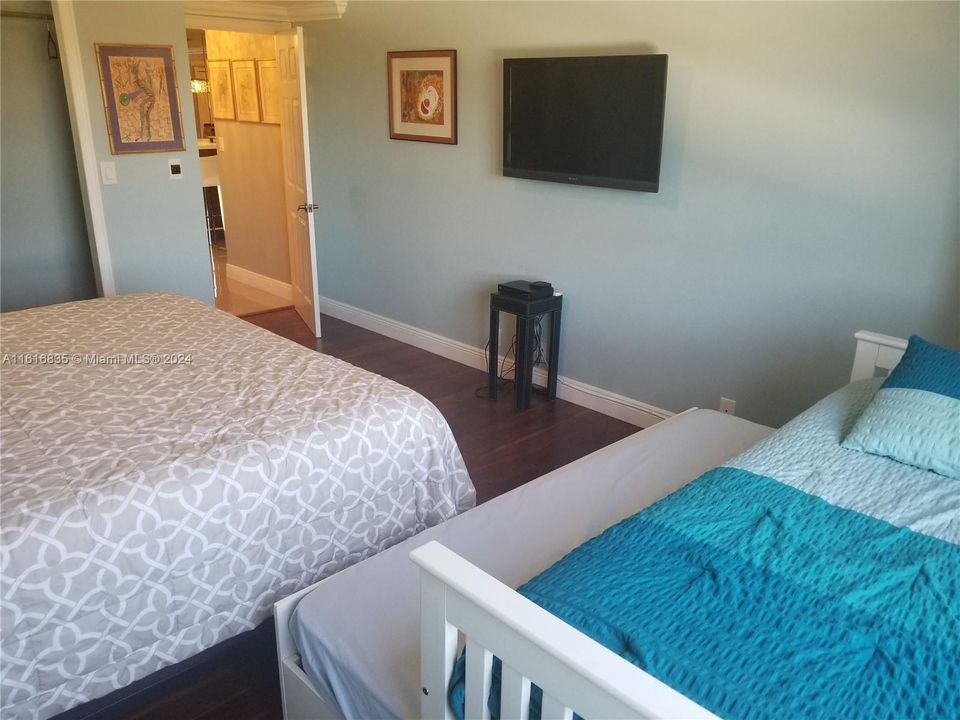 3rd Bedroom with King size bed and trundle bed