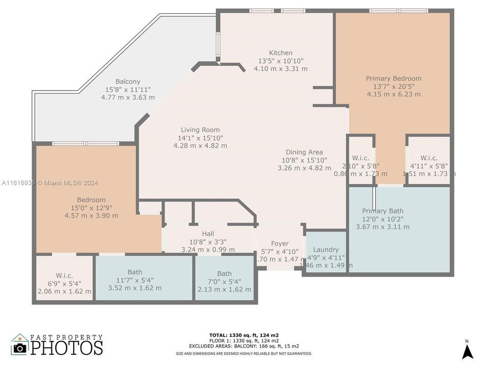 En Venta: $695,000 (2 camas, 2 baños, 1314 Pies cuadrados)