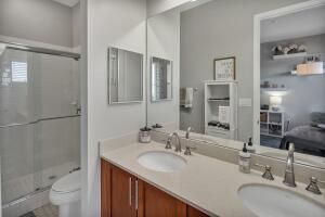 Master Bathroom with double sink