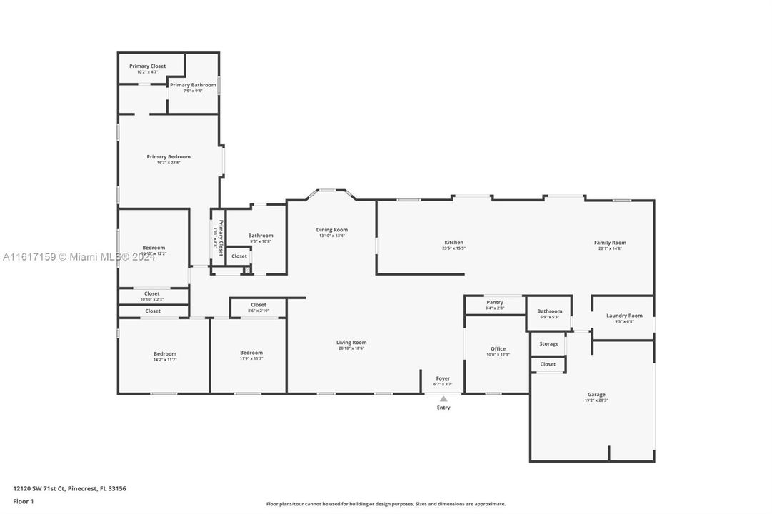 Activo con contrato: $1,890,000 (4 camas, 2 baños, 2982 Pies cuadrados)