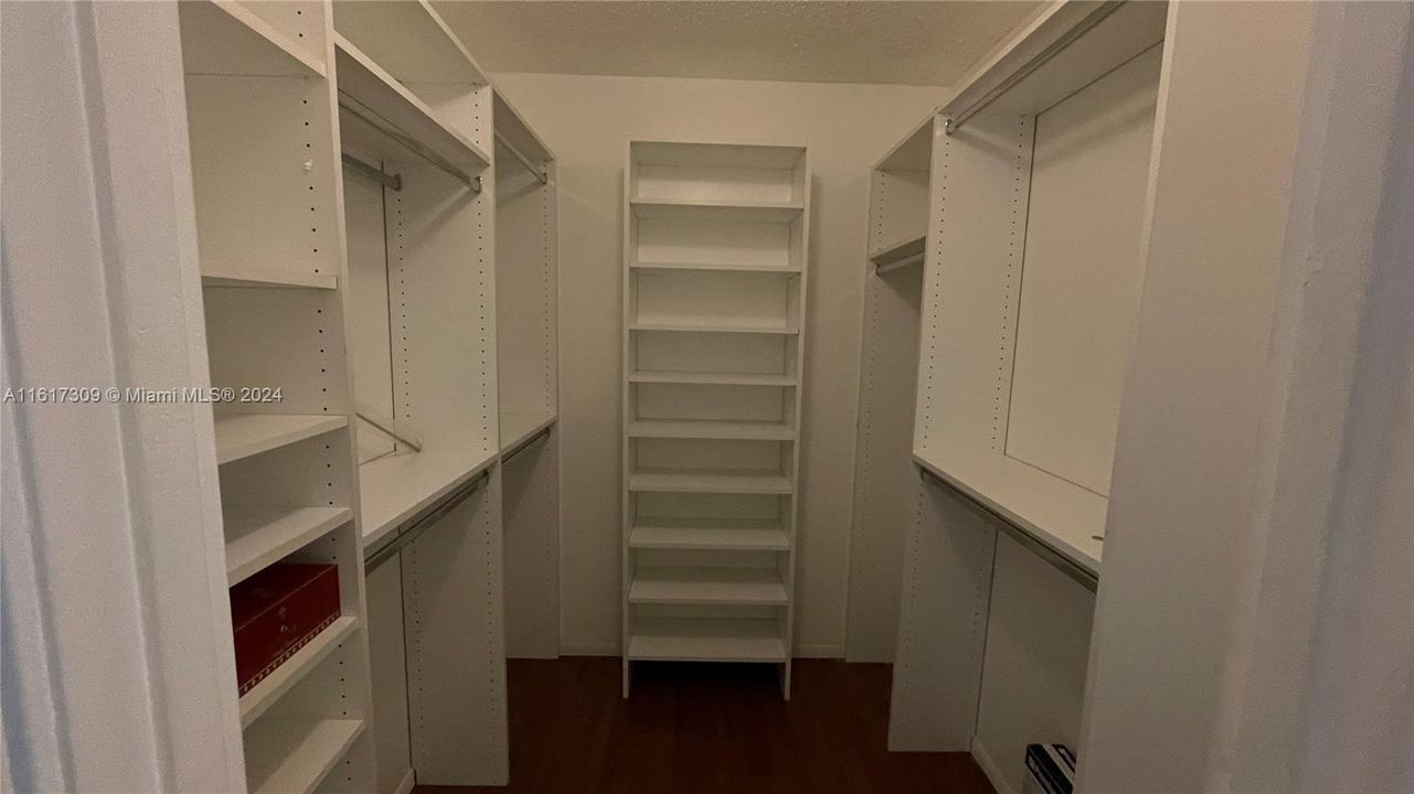 Huge walking closet