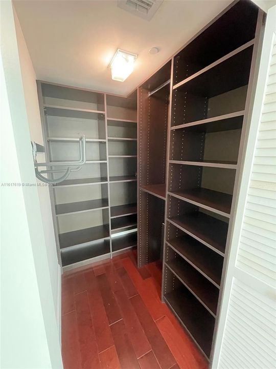 Second bedroom walk in closet