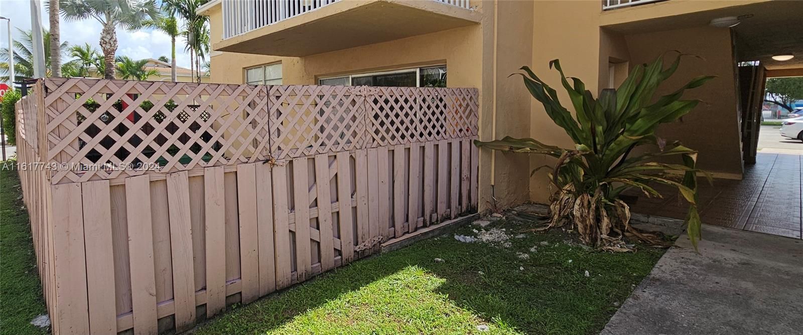 Enclosed patio