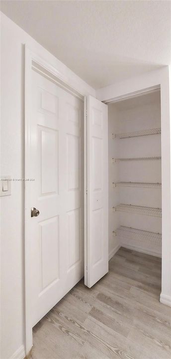 Master Bathroom's Linen Closet