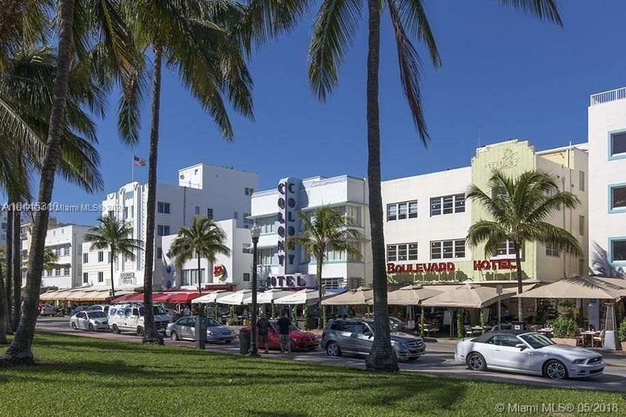 Iconic Ocean Drive only four blocks away