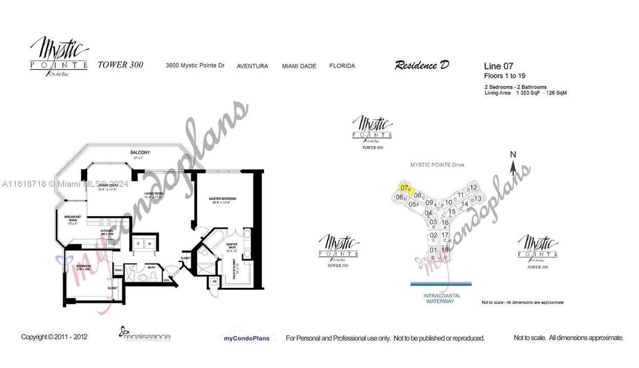 В аренду: $4,000 (2 спален, 2 ванн, 1353 Квадратных фут)