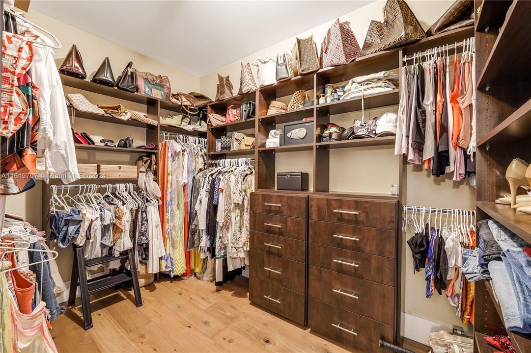 First family room walking closet