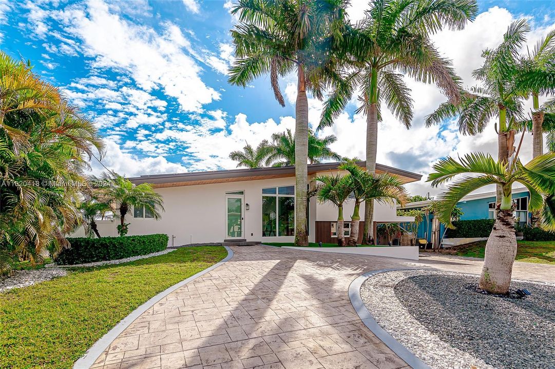 meticulously landscaped home.