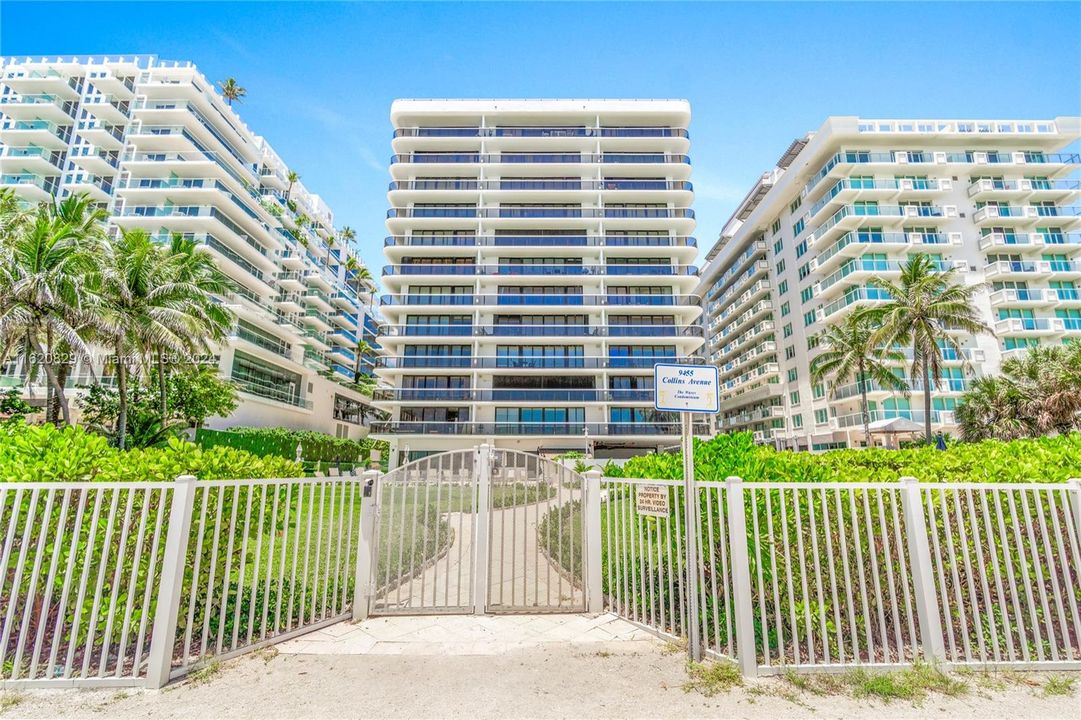 Beach entrance