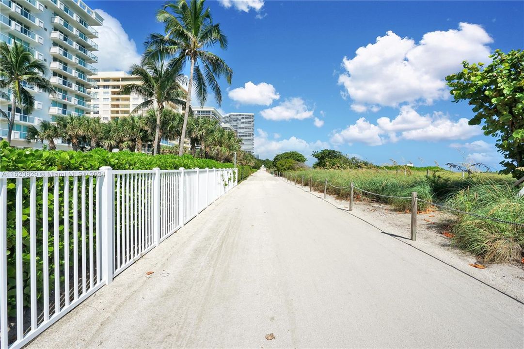 Beach path