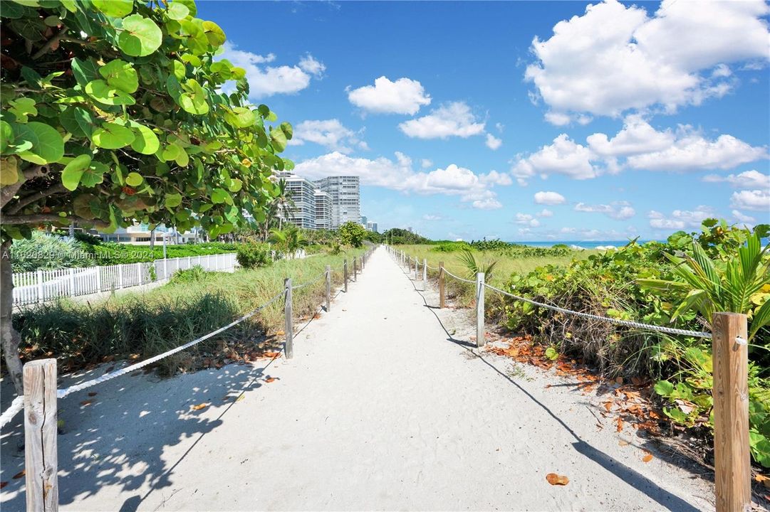 Beach path