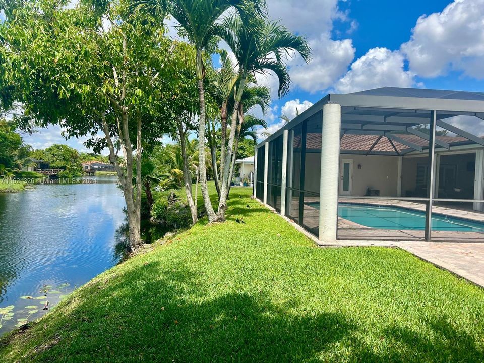 Lake and Pool from the Side