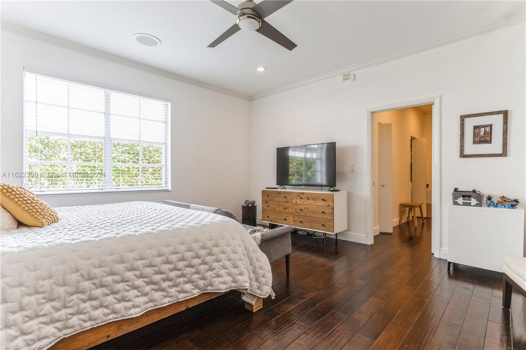 Main Bedroom to View to Walking Closet and Sitting Area