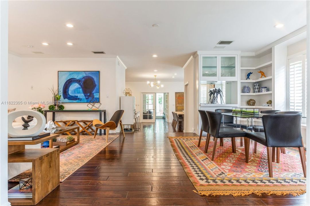 Entrance View to Living and Secondary Dinning Area