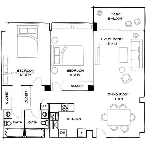 Recently Rented: $3,281 (2 beds, 2 baths, 1120 Square Feet)