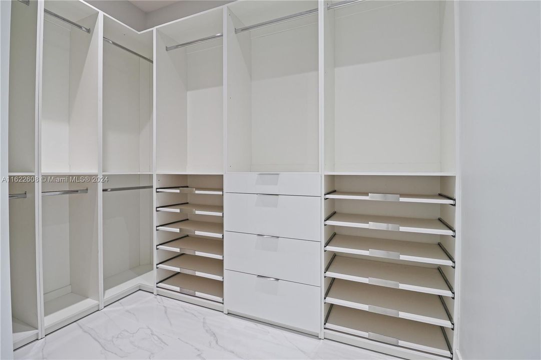 Custom closets in every room