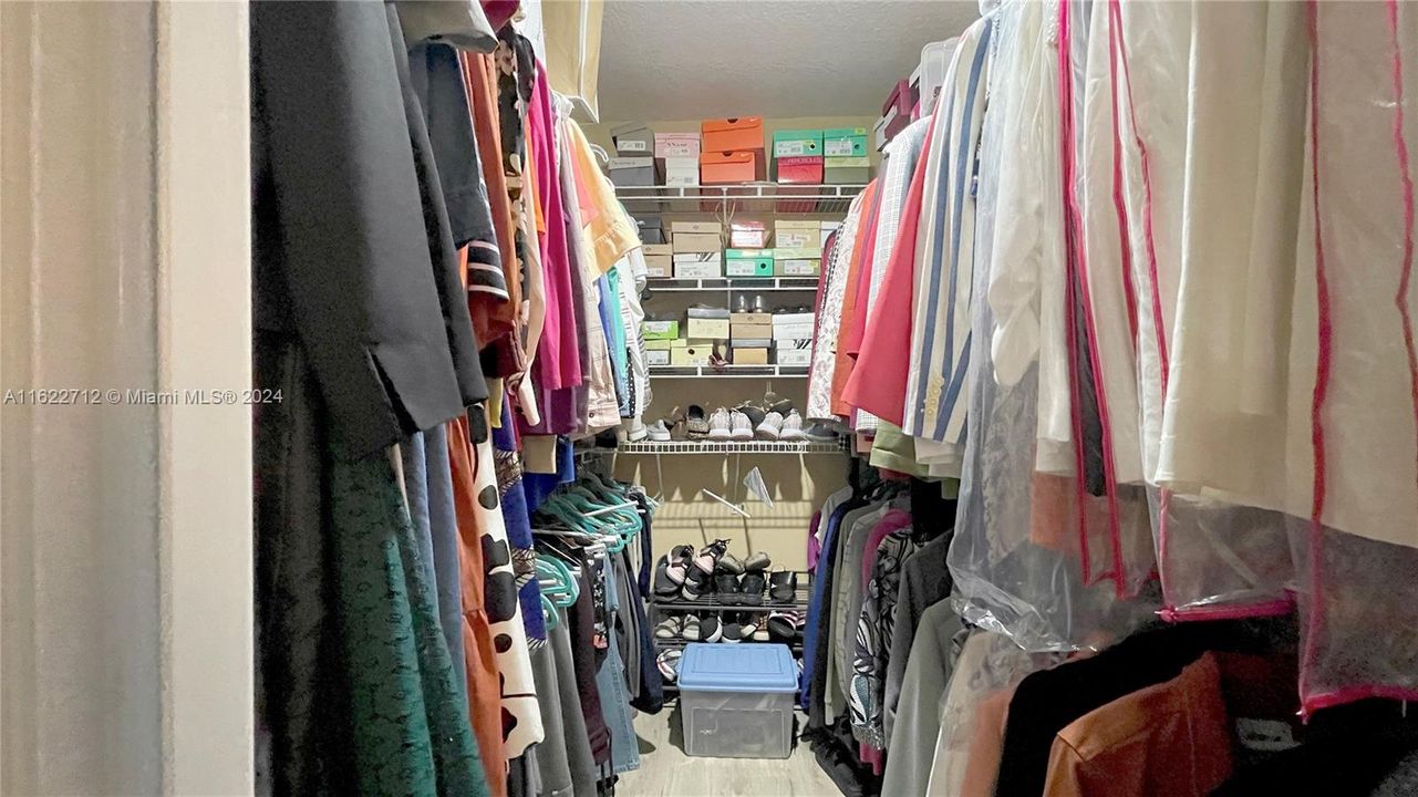 Extra Large Closet Space