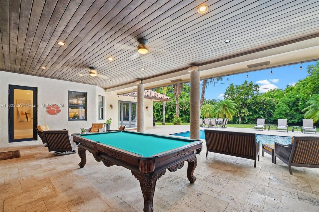 Outdoor living with Covered Cedar Patio