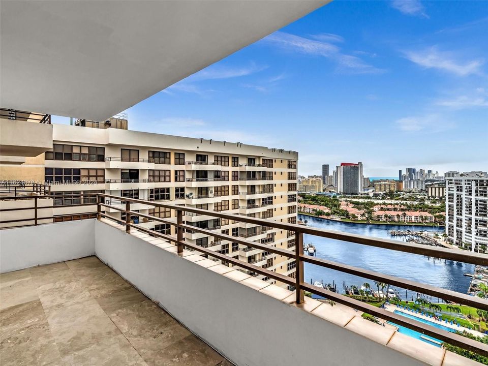 Living room balcony