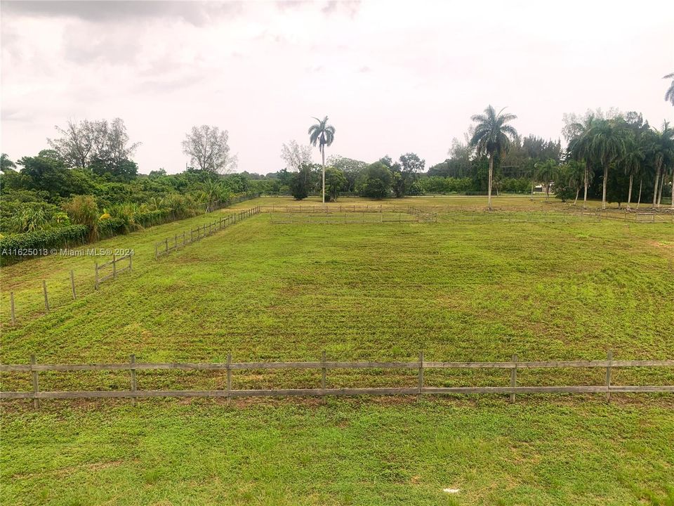 Open paddocks and Pasture from Veranda looking east