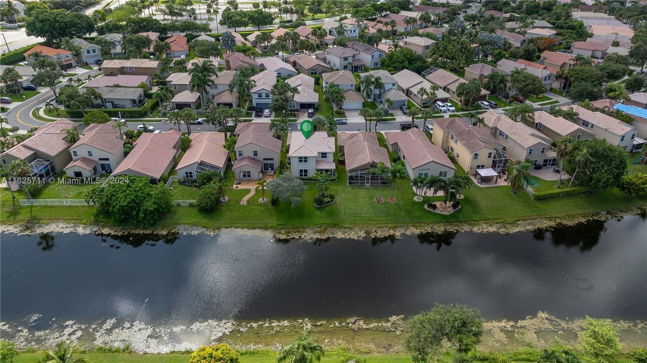 Aerial View of Water/Back of House