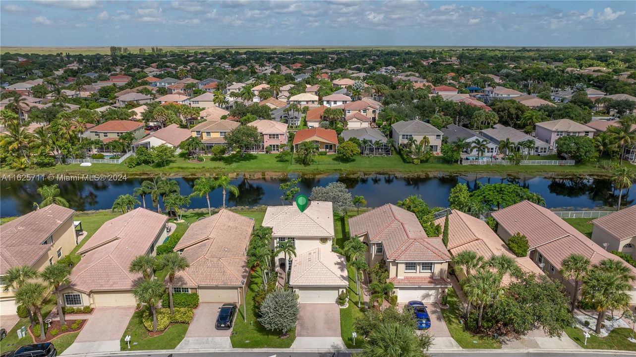 Aerial View of House