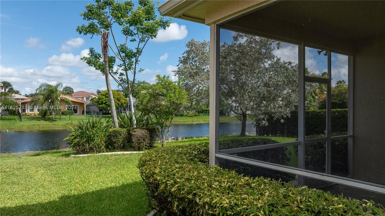 Side of Screened Patio