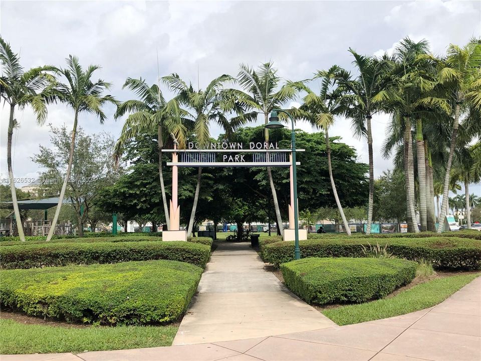 Downtown Doral park