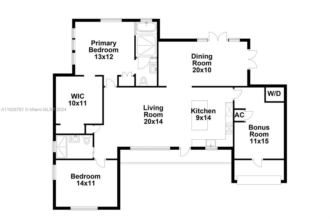 Active With Contract: $7,950 (3 beds, 2 baths, 1493 Square Feet)