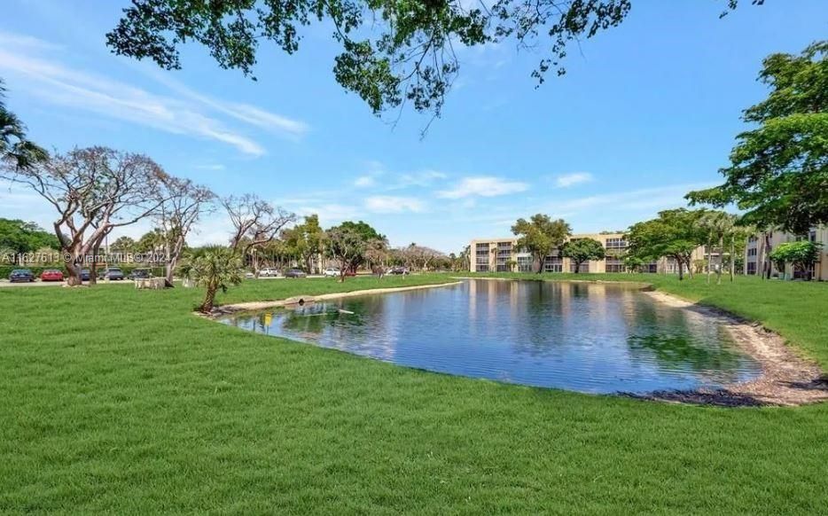 Lake views on property