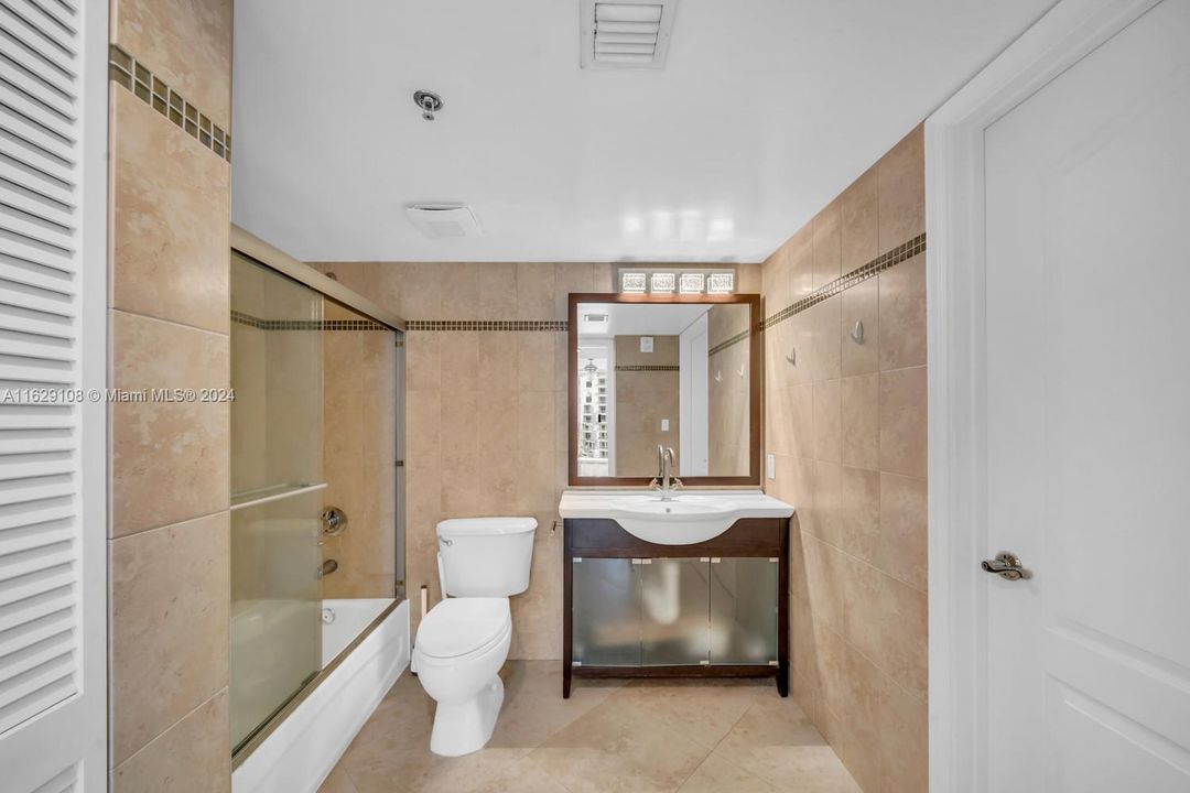 Washer and dryer in bathroom