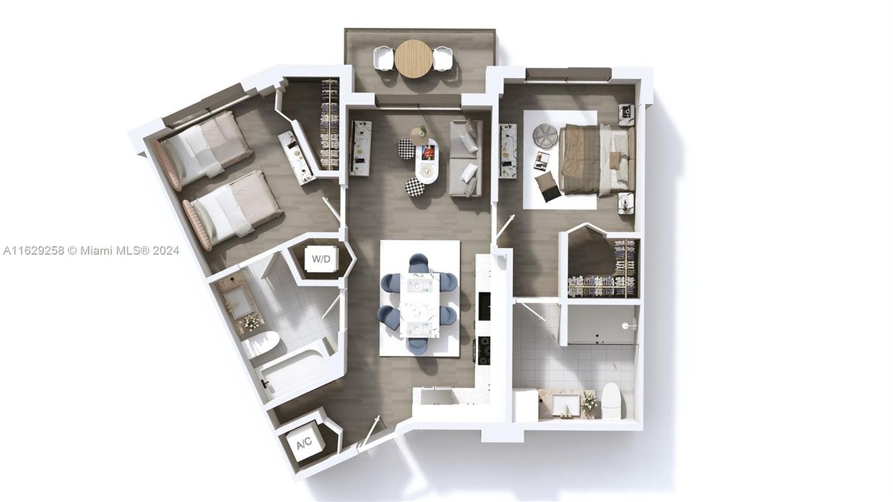 Active With Contract: $2,511 (2 beds, 2 baths, 861 Square Feet)