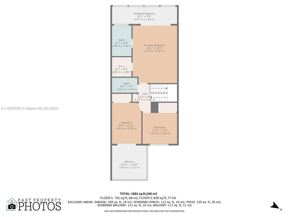 最近售出: $325,000 (3 贝兹, 2 浴室, 1581 平方英尺)