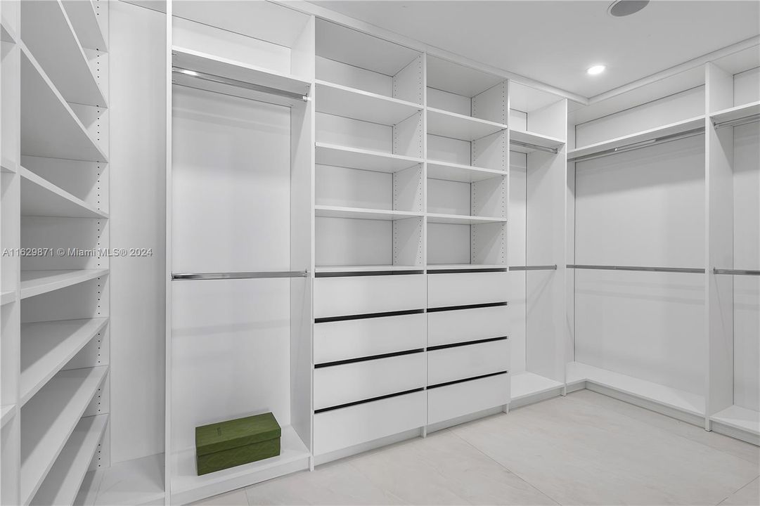 Primary Walk In Closet