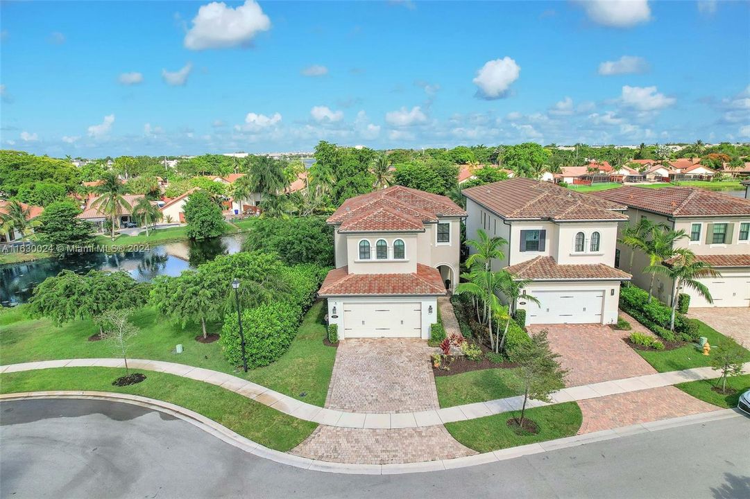 Elevated View of Home Front